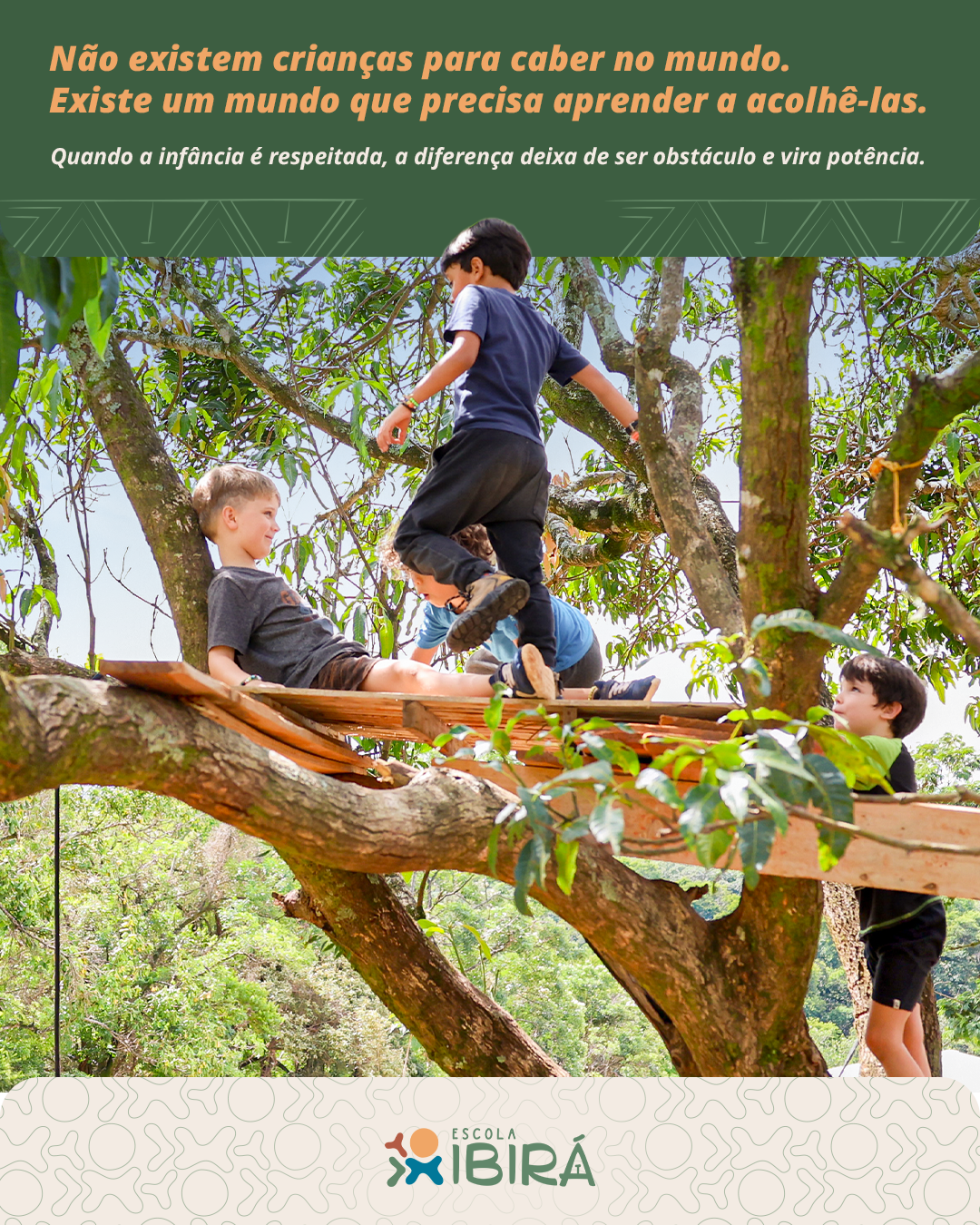 Escola Ibirá — frase