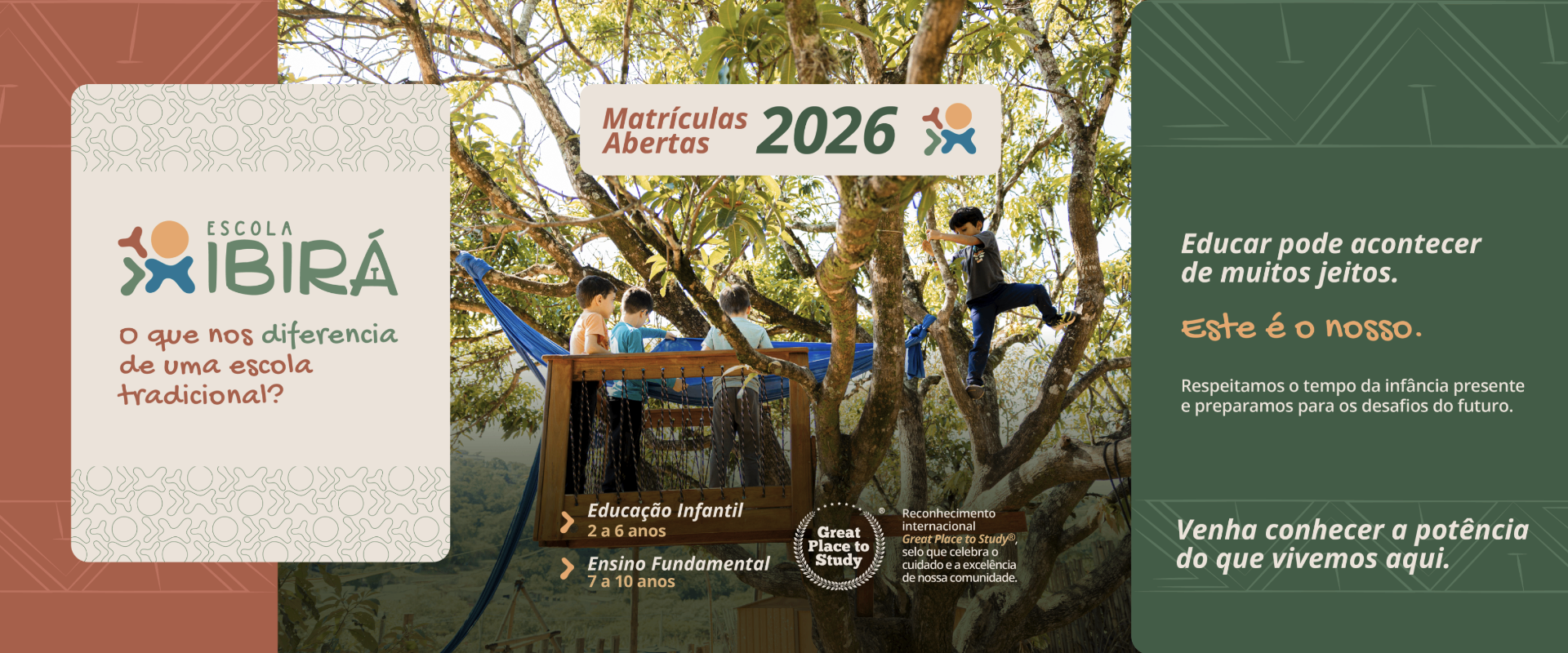 Escola Ibirá — Matrículas Abertas 2026